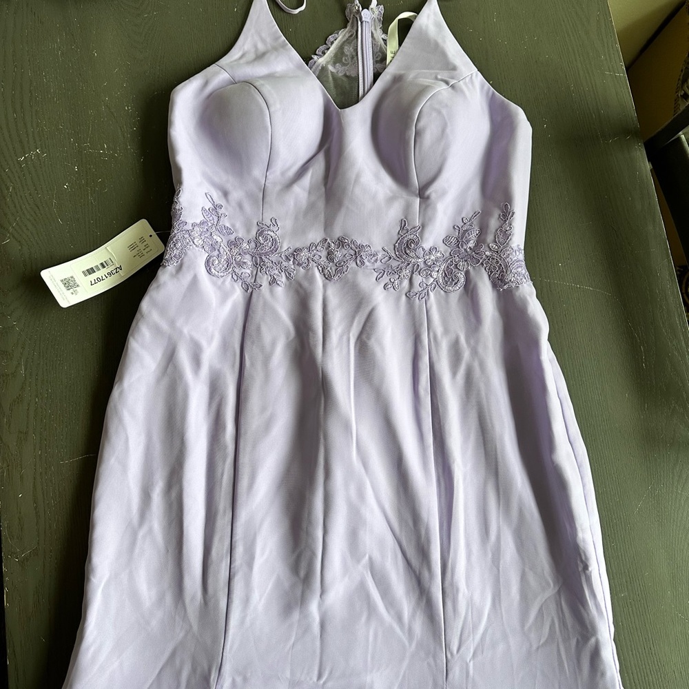 Azazie Lilac Dress Size 12
